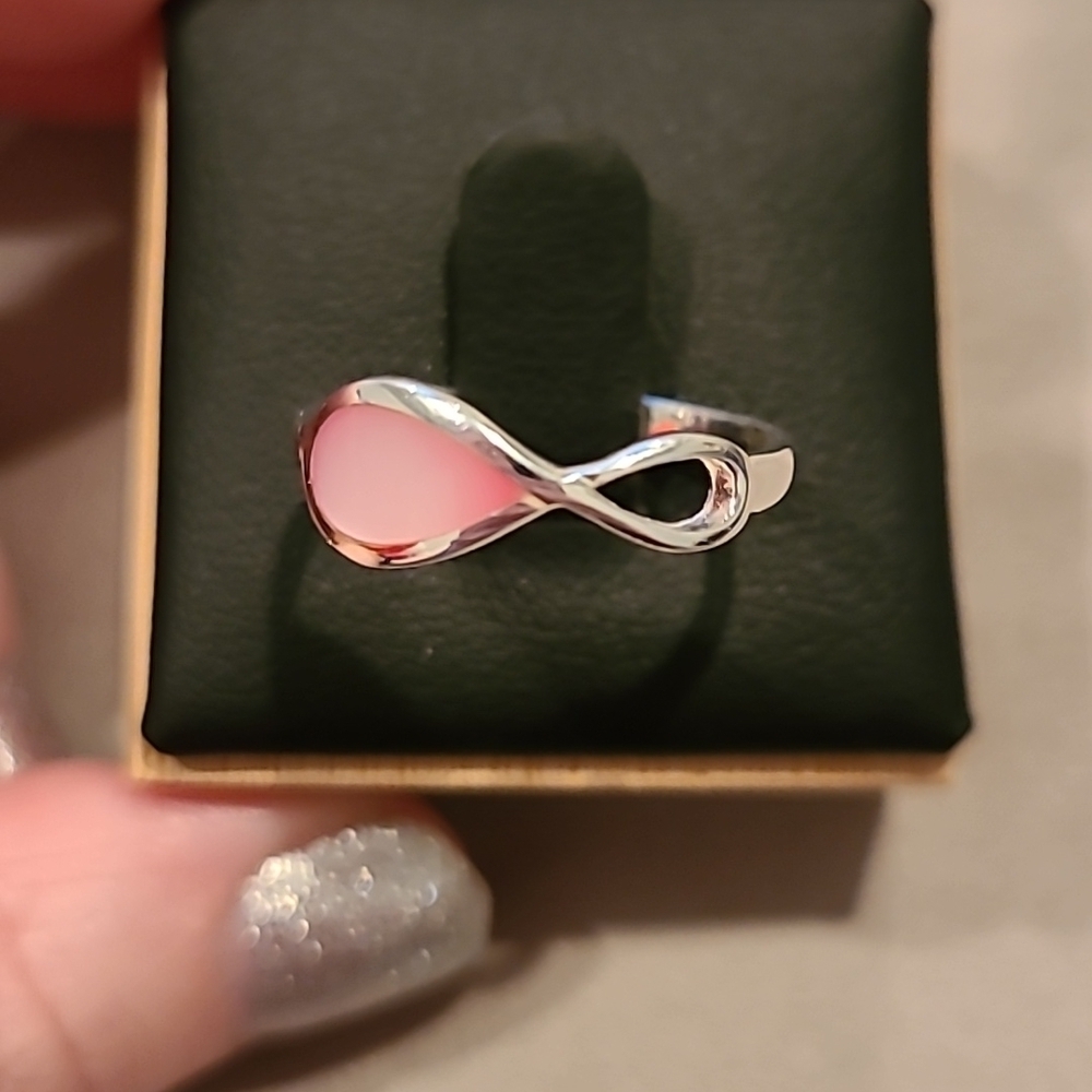 Infinity sterling silver ring - Picture 3 of 4
